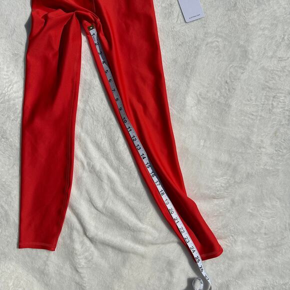 Alo Yoga 7/8 Airlift Leggings Red Hot Summer Sz XS Advantage Racerback Bra Sz S - Picture 4 of 16